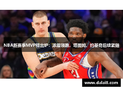 NBA新赛季MVP榜出炉:浓眉领跑,塔图姆、约基奇后续紧随 NBA新赛季MVP榜出炉:浓眉领跑,塔图姆、约基奇后续紧随